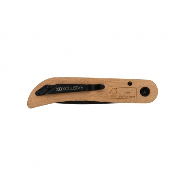 Logotrade kampanjprodukter bild: Nemus kniv med lås i trä