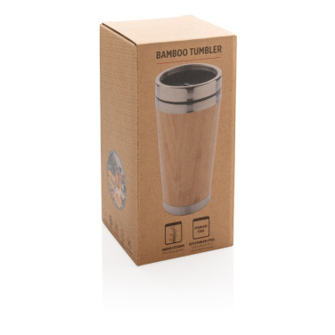 Logotrade reklamprodukter bild: Bambu mugg