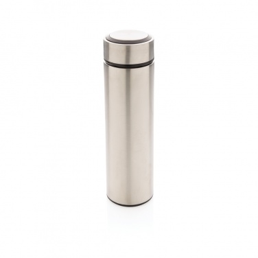 Logotrade reklamprodukter bild: Vakuumflaska i stainless steel med lock i borstad metall