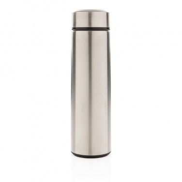 Logotrade presentreklam bild: Vakuumflaska i stainless steel med lock i borstad metall