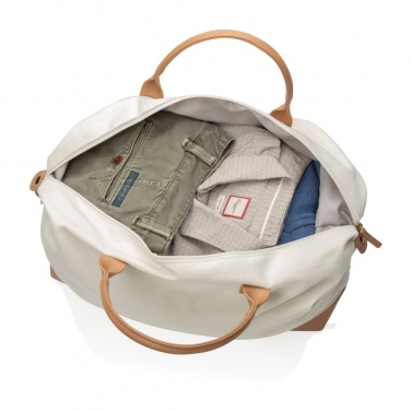 Logotrade kampanjprodukter bild: Impact AWARE™ stor weekendväska i 16 oz. återvunnen canvas