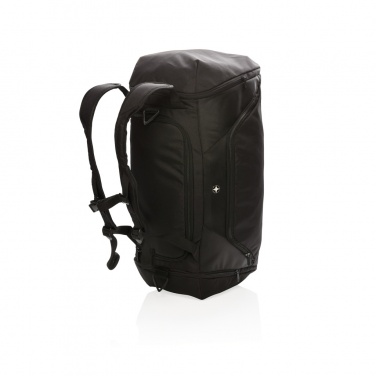 Logotrade presentreklam bild: Swiss Peak RFID sport duffle & ryggsäck