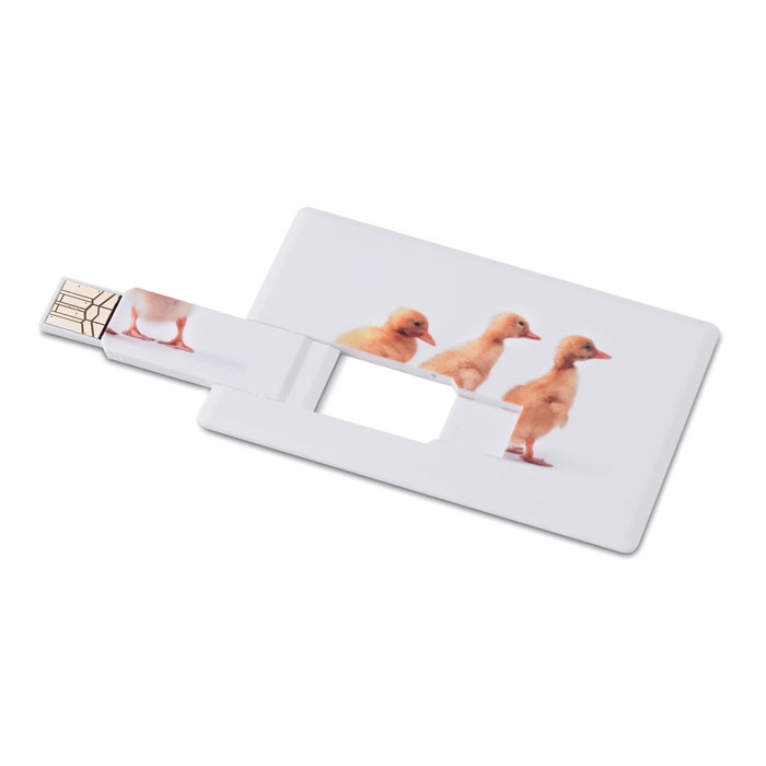 Logotrade kampanjprodukter bild: Creditcard. USB flash 16GB