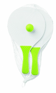 Logotrade profilprodukter bild: Litet strandtennis set