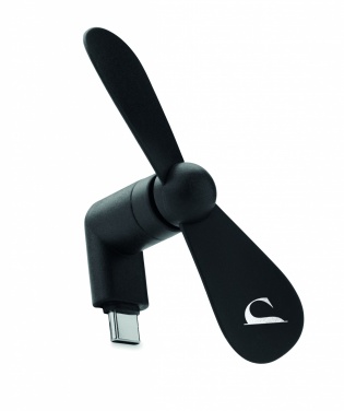 Logotrade reklamprodukter bild: Bärbar USB-fläkt