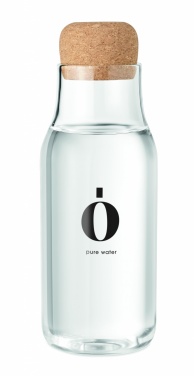 Logotrade reklamprodukter bild: Vattenkaraff med korklock 600ml