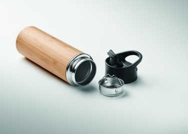 Logotrade profilprodukter bild: Termoflaska med bambu 450ml