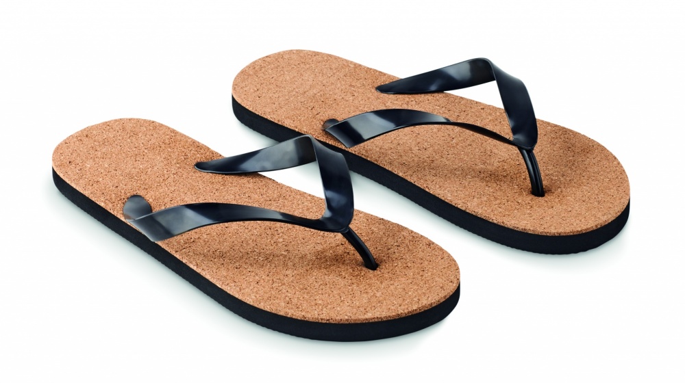 Logotrade profilreklam bild: Slippers av kork M