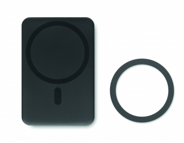 Logotrade kampanjprodukter bild: Powerbank trådlösladdning 15W, 5000 mAh