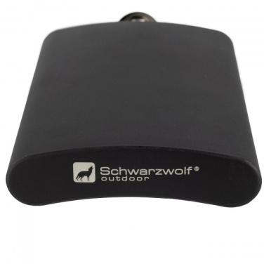 Logotrade kampanjprodukter bild: Höftkolv MADONIE Schwarzwolf