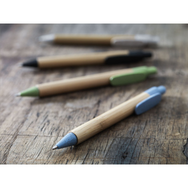 Logotrade profilreklam bild: Bamboo Wheat Pen vete halm kulspetspenna