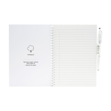 Logotrade presentreklam bild: MOYU Erasable Stone Paper Notebook Soft Cover 18 sidor