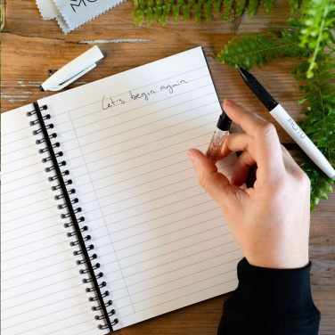 Logotrade profilprodukter bild: MOYU Erasable Stone Paper Notebook Soft Cover 18 sidor