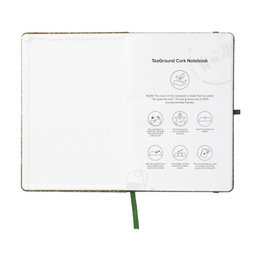 Logotrade kampanjprodukter bild: TeGround Cork Paper Notebook A5