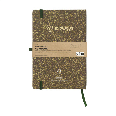 Logotrade profilreklam bild: TeGround Cork Paper Notebook A5