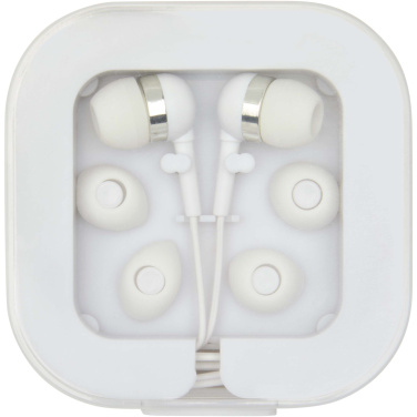 Logotrade kampanjprodukter bild: Baekdu headset med Type C-kabel och förvaringsfodral av återvunnen plast