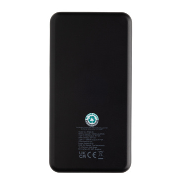 Logotrade profilprodukter bild: Boostcore RCS powerbank i återvunnen plast 10.000mAh USB C