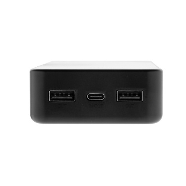 Logotrade profilreklam bild: Boostcore RCS powerbank i återvunnen plast 20.000mAh USB