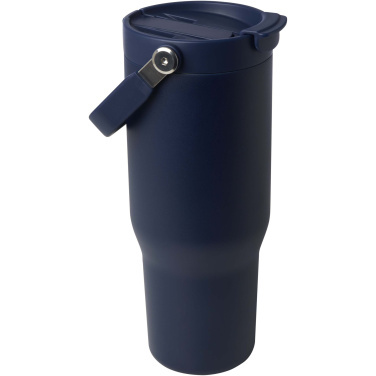 Logotrade kampanjprodukter bild: Bronx 900 ml vakuumisolerad termos av koppar och RCS-certifierat återvunnet rostfritt stål med ett lock med dubbla funktioner