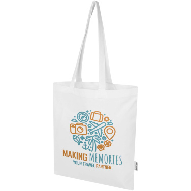 Logotrade kampanjprodukter bild: Madras Blend 140 g/m² tygväska av GRS-certifierad återvunnen bomull 7L