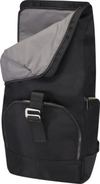 Logotrade presentreklam bild: Rhine 15 tum ryggsäck 18 l av GRS-återvunnen rolltop