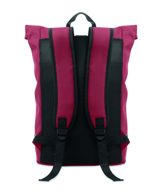 Logotrade profilreklam bild: Laptop 15" rolltop PU-ryggsäck