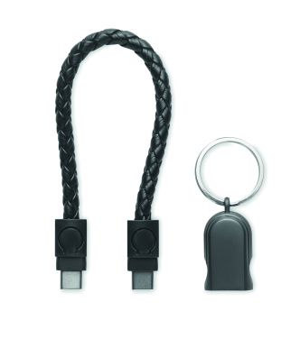 Logotrade reklamprodukter bild: Nyckelring kabel typ C