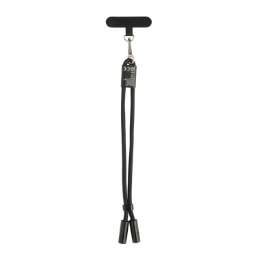 Logotrade presentreklam bild: LoopAmp RCS RPET handledsrem för telefon med 60 W kabel