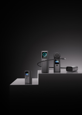 Logotrade reklamprodukter bild: Urban Vitamin Campbell 55 W 10 000 mAh powerbank, fickformat