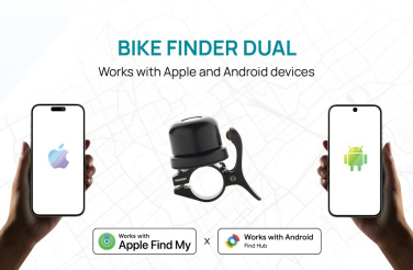 Logotrade kampanjprodukter bild: Bike Finder Dual RCS cykelklocka med global spårning