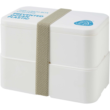 Logotrade profilreklam bild: MIYO POP 700 + 700 ml lunchlåda i dubbla lager