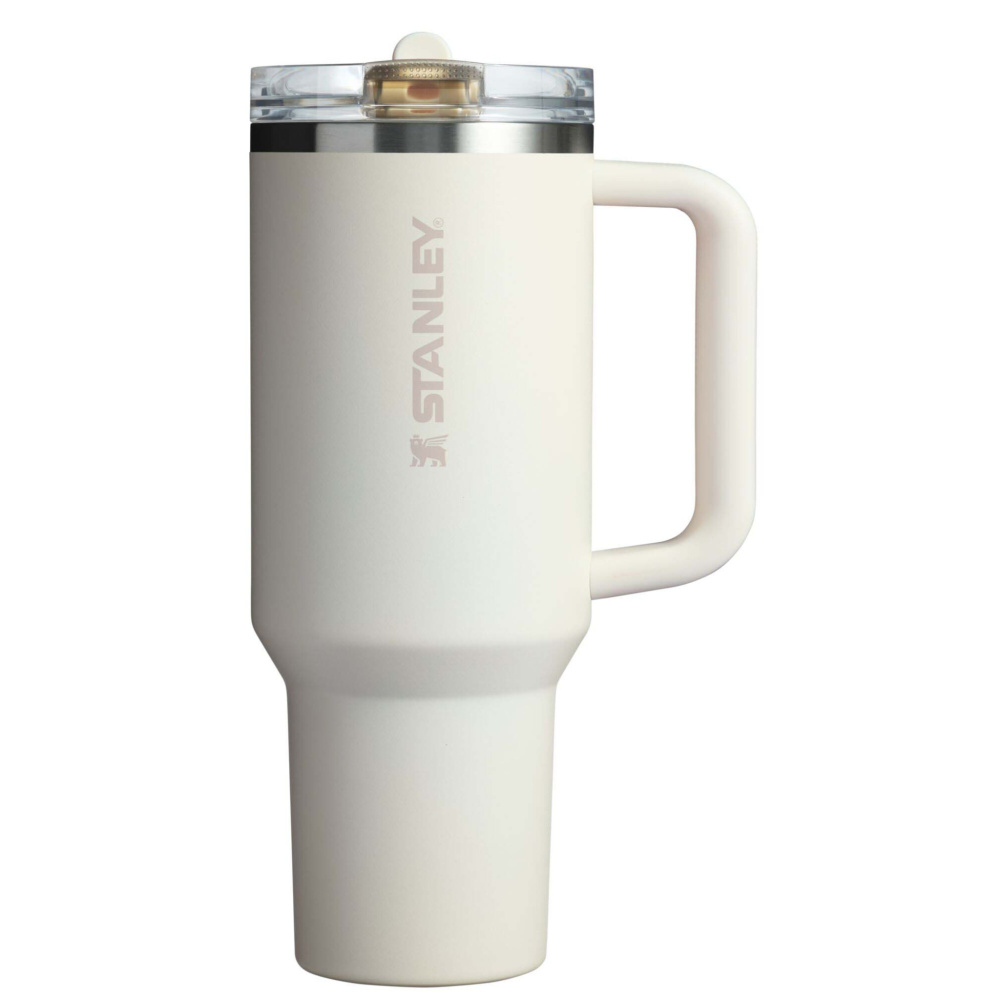Logotrade kampanjprodukter bild: Stanley Quencher® ProTour 1180 ml isolerad mugg i återvunnet rostfritt stål med flip-sugrör 