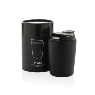 Logotrade profilreklam bild: Pico Barista RCS kaffemugg 220 ml cylinderformad gåvoförpack