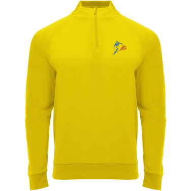 Logotrade reklamprodukter bild: Epiro långärmad unisex sweatshirt med kvartslång dragkedja
