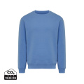 IQONIQ Torla sweatshirt i återvunnen bomull, Månblå